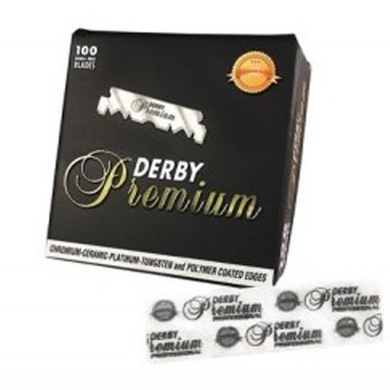 DERBY PREMIUM PROFESSIONAL (BLACK) SINGLE EDGES BLADES 100 PIECES ...