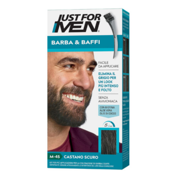 JUST FOR MEN BEARD & MUSTACHE COLOR 45 DARK BROWN
