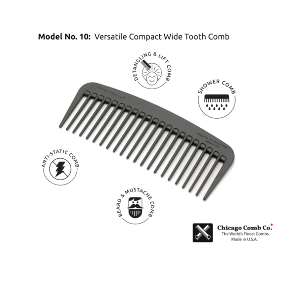 Chicago Carbon Fiber Comb NO.10