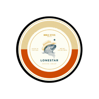 Noble Otter Shave Soap Lonestar