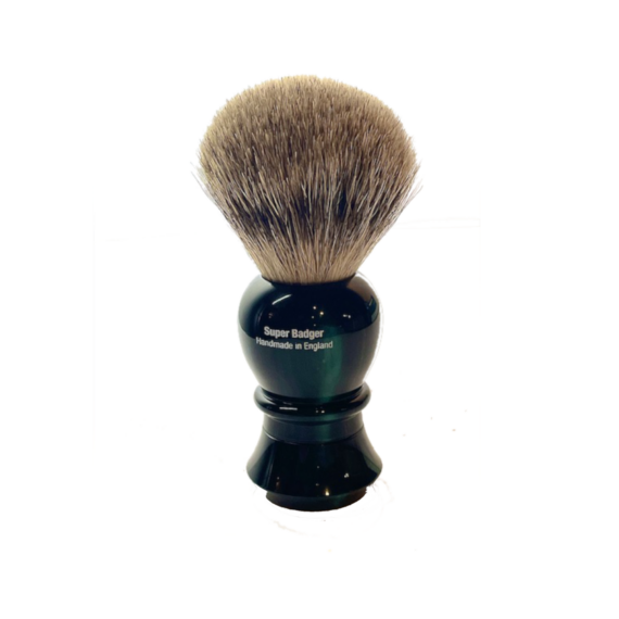 The Premium Barber Brush Super Badger Emerald