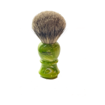 The Premium Barber Shaving Brush Super Badger Lime