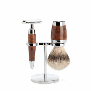 Mühle Stylo Scheerset Thuja Wood Silvertip Safety Razor