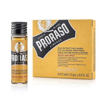 Proraso Hot Oil Wood & Spice 4 x 17ml